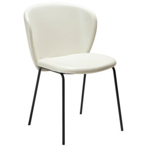 ​​​​​Dan-Form B&iacute;l&aacute; koženkov&aacute; j&iacute;deln&iacute; židle DAN-FORM Stay