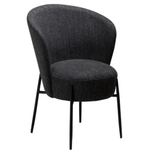 ​​​​​Dan-Form Čern&aacute; boucl&eacute; j&iacute;deln&iacute; židle DAN-FORM Orbit