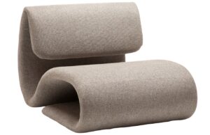 ​​​​​Dan-Form Hněd&eacute; l&aacute;tkov&eacute; lounge křeslo DAN-FORM Dubna