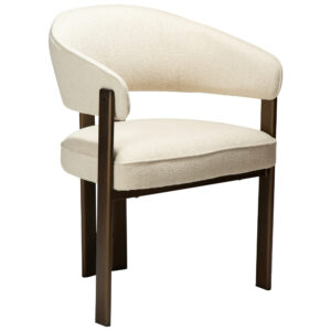 ​​​​​Dan-Form Kr&eacute;mově b&iacute;l&aacute; boucl&eacute; j&iacute;deln&iacute; židle DAN-FORM Duct