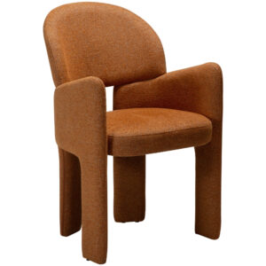 ​​​​​Dan-Form Oranžov&aacute; boucl&eacute; j&iacute;deln&iacute; židle DAN-FORM Aole