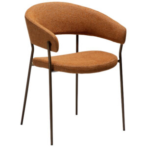 ​​​​​Dan-Form Oranžov&aacute; boucl&eacute; j&iacute;deln&iacute; židle DAN-FORM Reboot