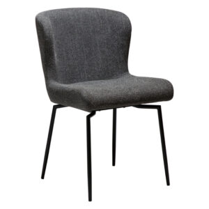 ​​​​​Dan-Form &Scaron;ed&aacute; boucl&eacute; otočn&aacute; j&iacute;deln&iacute; židle DAN-FORM Glam