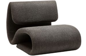 ​​​​​Dan-Form &Scaron;ed&eacute; l&aacute;tkov&eacute; lounge křeslo DAN-FORM Dubna