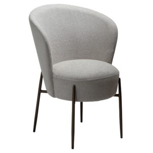 ​​​​​Dan-Form Světle &scaron;ed&aacute; boucl&eacute; j&iacute;deln&iacute; židle DAN-FORM Orbit