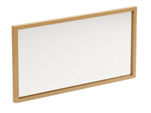 ARBYD Dřevěn&eacute; n&aacute;stěnn&eacute; zrcadlo Thia 120 x 60 cm