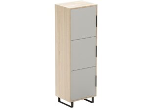 ARBYD Matně &scaron;ed&aacute; dubov&aacute; kancel&aacute;řsk&aacute; skř&iacute;ň Thor 158