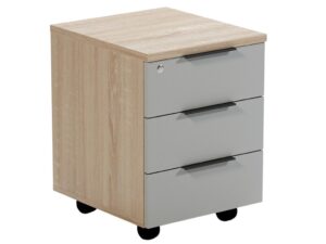 ARBYD Matně &scaron;ed&yacute; dubov&yacute; kancel&aacute;řsk&yacute; kontejner Thor 42