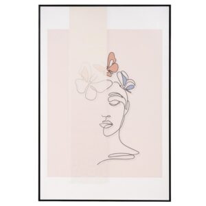 Abstraktn&iacute; obraz Somcasa Woman Butterfly 120 x 80 cm