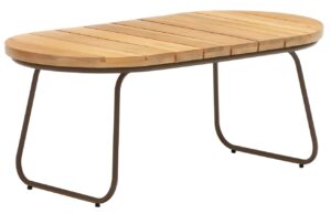 Ak&aacute;ciov&yacute; zahradn&iacute; konferenčn&iacute; stolek Kave Home Salguer 100 x 50 cm