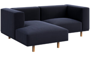 Ame Yens Sametov&aacute; rohov&aacute; pohovka Kukumo 204 cm