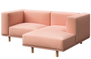 Ame Yens Sametov&aacute; rohov&aacute; pohovka Kukumo 204 cm