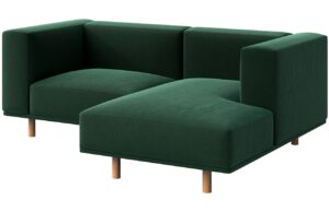 Ame Yens Sametov&aacute; rohov&aacute; pohovka Kukumo 204 cm