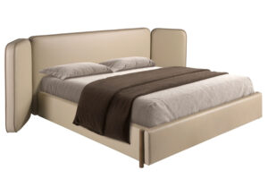 Angel Cerd&aacute; B&eacute;žov&aacute; koženkov&aacute; dvoulůžkov&aacute; postel No. 7218