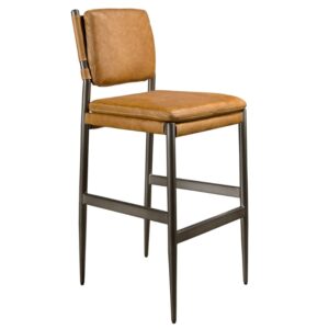 Angel Cerd&aacute; Hněd&aacute; kožen&aacute; barov&aacute; židle No. 4167