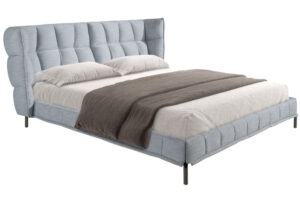 Angel Cerd&aacute; &Scaron;edomodr&aacute; čalouněn&aacute; dvoulůžkov&aacute; postel No. 7211