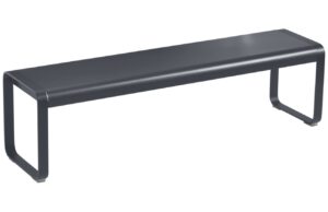 Antracitov&aacute; kovov&aacute; lavice Fermob Bellevie 161 cm