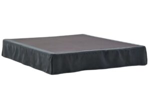 Antracitově &scaron;ed&aacute; dvoulůžkov&aacute; postel Kave Home Jaira 180 x 200 cm