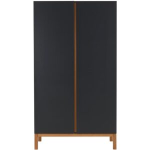 Antracitově &scaron;ed&aacute; lakovan&aacute; skř&iacute;ň Quax Indigo 198 x 110 cm