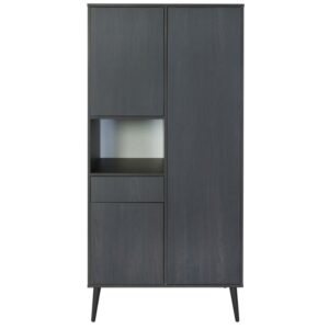 Antracitově &scaron;ed&aacute; skř&iacute;ň Quax Cocoon 196 x 96 cm