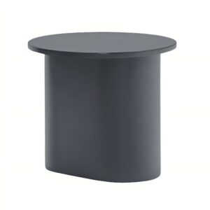 Antracitově &scaron;ed&yacute; lakovan&yacute; odkl&aacute;dac&iacute; stolek Teulat Totem 50 cm
