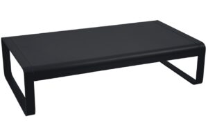 Antracitov&yacute; hlin&iacute;kov&yacute; zahradn&iacute; konferenčn&iacute; stolek Fermob Bellevie 138 x 80 cm