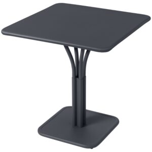 Antracitov&yacute; kovov&yacute; stůl Fermob Luxembourg Pedestal 71 x 71 cm