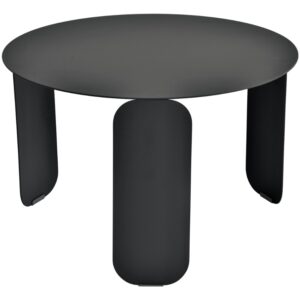 Antracitov&yacute; kovov&yacute; zahradn&iacute; konferenčn&iacute; stolek Fermob Bebop 60 cm