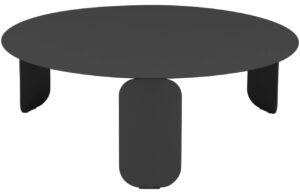 Antracitov&yacute; kovov&yacute; zahradn&iacute; konferenčn&iacute; stolek Fermob Bebop 80 cm