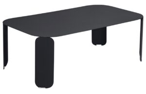 Antracitov&yacute; kovov&yacute; zahradn&iacute; konferenčn&iacute; stolek Fermob Bebop II. 120 x 70 cm