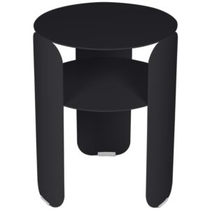 Antracitov&yacute; kovov&yacute; zahradn&iacute; odkl&aacute;dac&iacute; stolek Fermob Bebop 35 cm