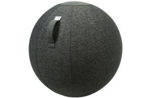 Antracitov&yacute; sedac&iacute; / gymnastick&yacute; m&iacute;č  VLUV STOV &Oslash; 65 cm