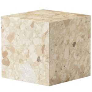 Audo CPH B&eacute;žov&yacute; kamenn&yacute; nočn&iacute;/odkl&aacute;dac&iacute; stolek AUDO PLINTH 40 x 40 cm