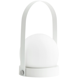 Audo CPH B&iacute;l&aacute; skleněn&aacute; LED lampa AUDO CARRIE