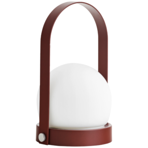 Audo CPH Červen&aacute; skleněn&aacute; LED lampa AUDO CARRIE