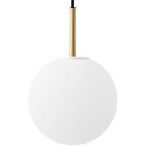 Audo CPH Matně op&aacute;lově b&iacute;l&eacute; skleněn&eacute; z&aacute;věsn&eacute; světlo AUDO TR 20 cm