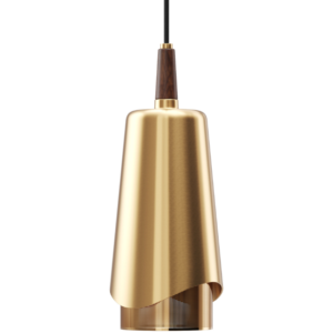 Audo CPH Zlat&eacute; mosazn&eacute; z&aacute;věsn&eacute; světlo AUDO UMANOFF 34 cm
