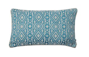 BOHOLOGY Modro-b&eacute;žov&yacute; venkovn&iacute; povlak na pol&scaron;t&aacute;ř Aztec 30 x 50 cm