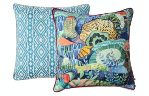 BOHOLOGY Set dvou venkovn&iacute;ch povlaků na pol&scaron;t&aacute;ř Marine Aztec X