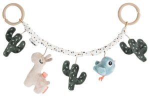 Barevn&aacute; l&aacute;tkov&aacute; hračka na koč&aacute;rek Done by Deer Lalee 47 cm