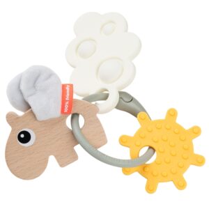 Barevn&eacute; kous&aacute;tko s hračkou Done by Deer Happy clouds