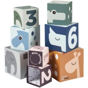 Barevn&eacute; stohovac&iacute; kostky Done by Deer Deer friends