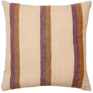 Barevn&yacute; lněn&yacute; povlak na pol&scaron;t&aacute;ř Kave Home Arven 45 x 45 cm