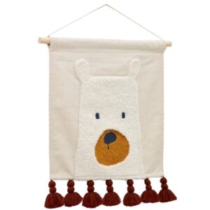 Bavlněn&aacute; n&aacute;stěnn&aacute; dekorace Kave Home Zelda 40 x 40 cm