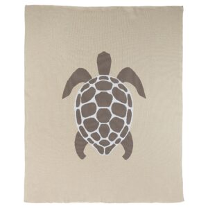 B&eacute;žov&aacute; bavlněn&aacute; dětsk&aacute; deka Quax Turtle 100 x 80 cm