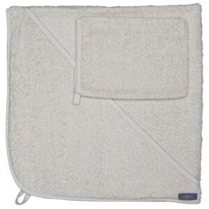 B&eacute;žov&aacute; bavlněn&aacute; osu&scaron;ka s kapuc&iacute; Quax Terry 75 x 75 cm