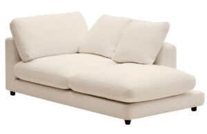 B&eacute;žov&aacute; čalouněn&aacute; leno&scaron;ka Kave Home Gala 193 cm