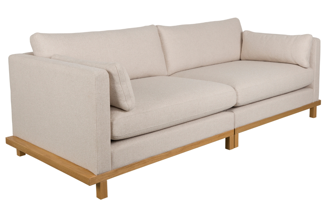 Béžová čalouněná pohovka Zuiver BLOSSOM 230 cm