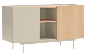 B&eacute;žov&aacute; dubov&aacute; komoda Teulat Otto 130 x 49 cm