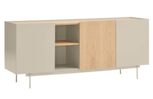 B&eacute;žov&aacute; dubov&aacute; komoda Teulat Otto 180 x 49 cm